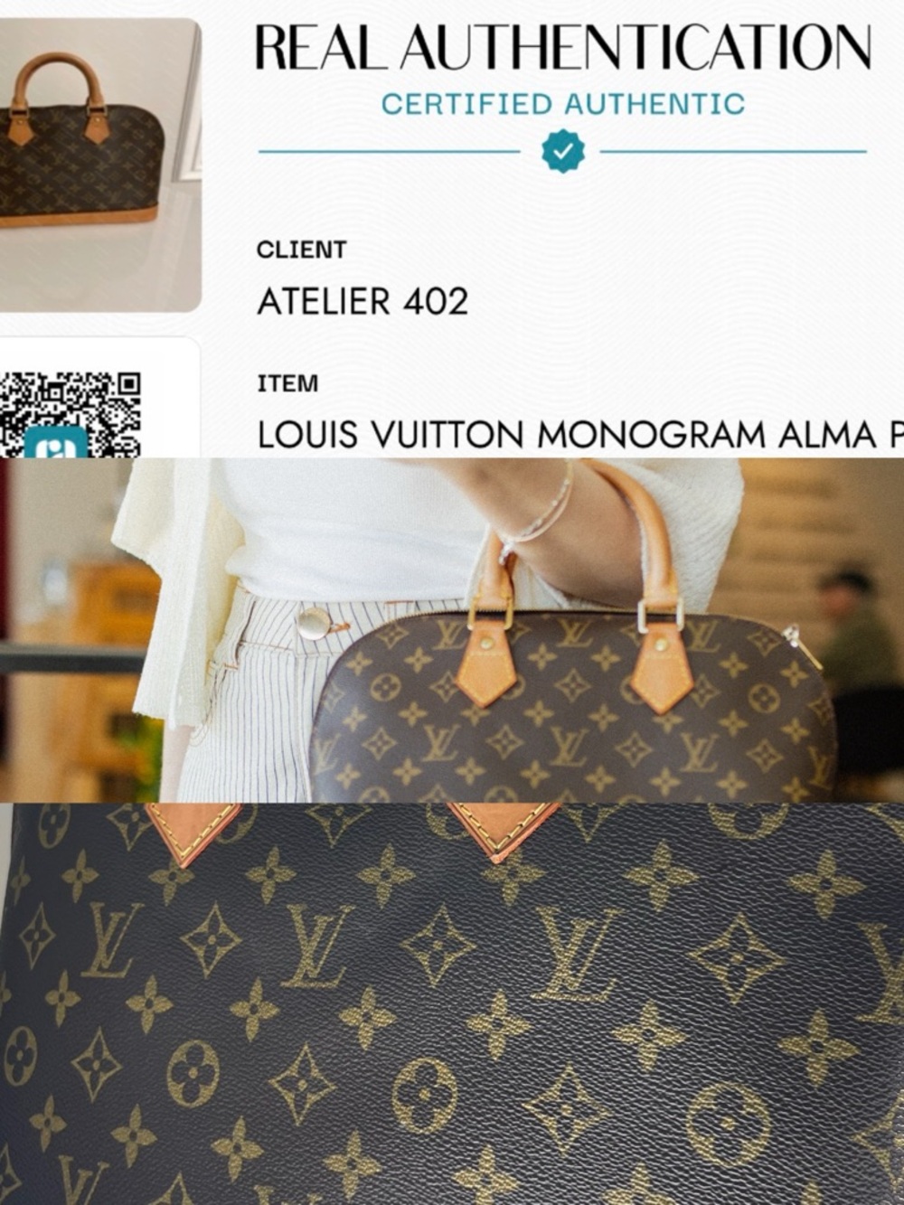 Vintage Louis Vuitton Monogram Alma PM - Picture 9 of 9